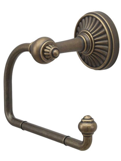 Tuscany Swinging Toilet Paper Holder in German Bronze.